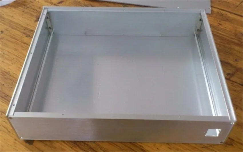 A-013 ЧПУ 4810 все Алюминий кабинет шасси Дело Box для DIY Аудио Мощность усилитель 480 мм* 100 мм* 388 мм 480*100*388 мм