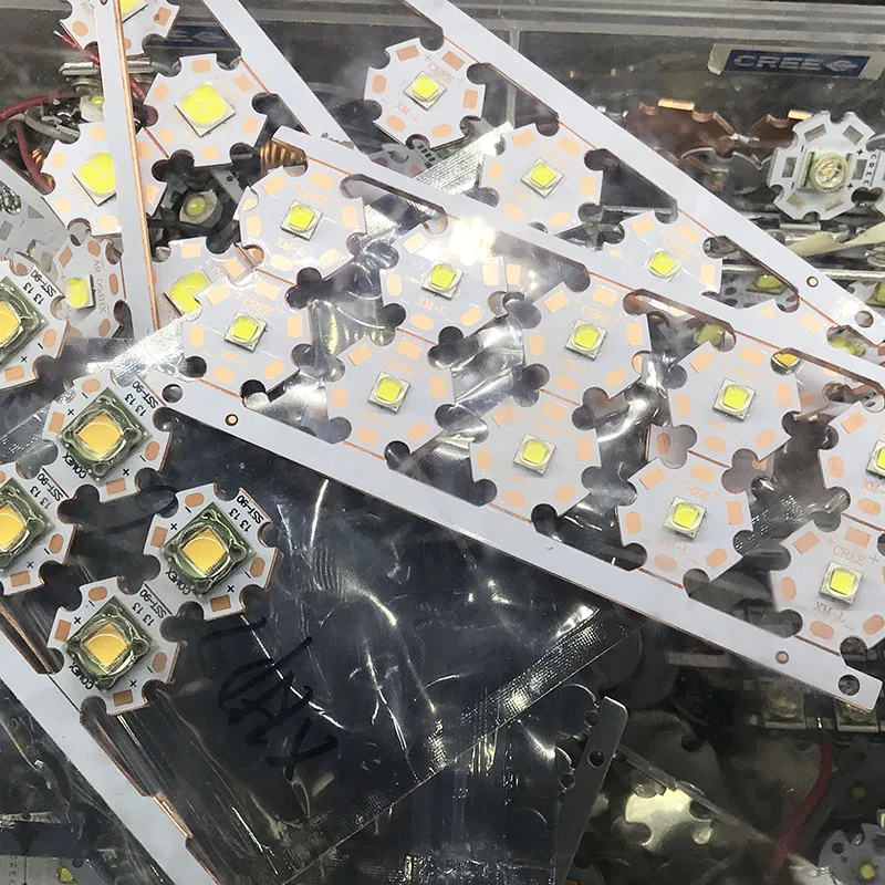 2 шт. 3535 SMD 5050 SMD 3 Вт 8 Вт замена CREE XPE XPG XML T6 U2 10 Вт Красный Белый теплый УФ синий нейтральный белый 8 мм 12 мм 14 мм 16 мм 20 мм PCB