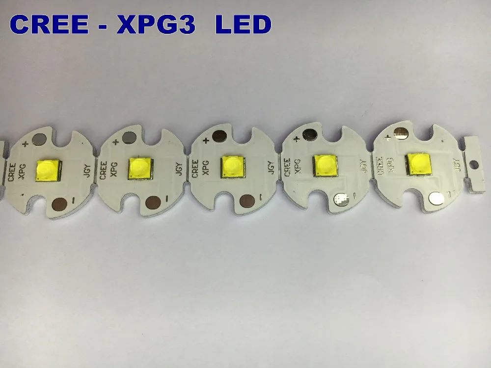 СВЕТОДИОД CREE XPG3 1 6 Вт 777LM S2S3S5 3 в 2000 мА 16 мм 20 печатная плата светодиодный фонарик
