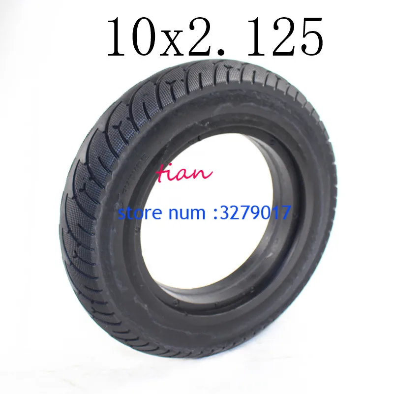 

Free Shipping 10x2.125 Tubeless Wheel Tyres Solid Tyre Inflation Fit for Electric Scooter Accessory Electric Scooter Tires