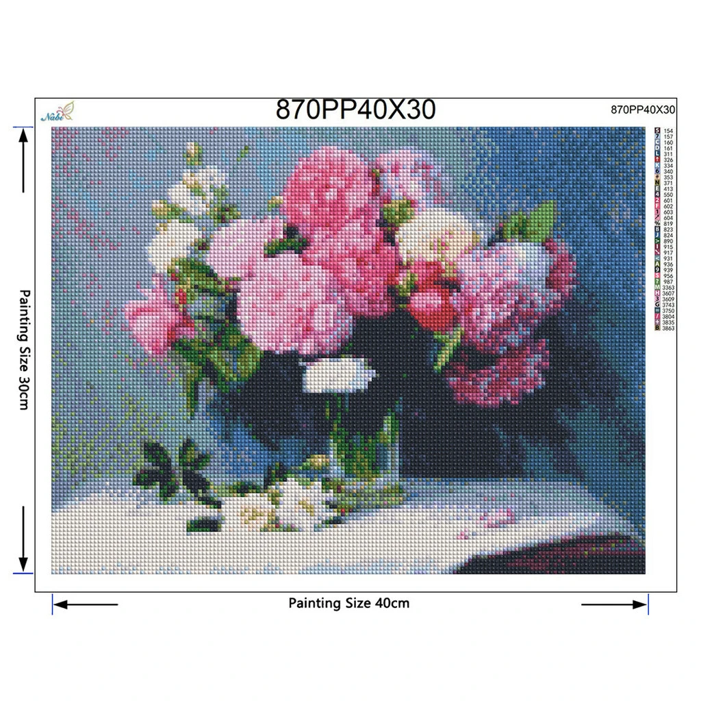 Новый стол Сделай Сам порошок ваза 5D домашний декор алмаз для алмазной вышивки