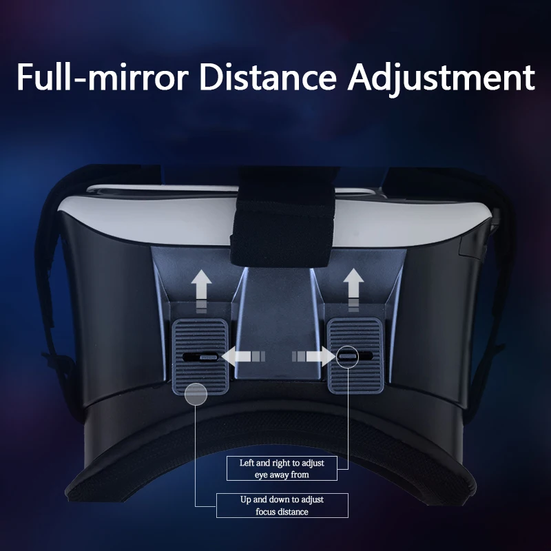 2016 Модернизированный VR BOX Google Картон 2.0 Гарнитура Виртуальная реальность 3D Очки +