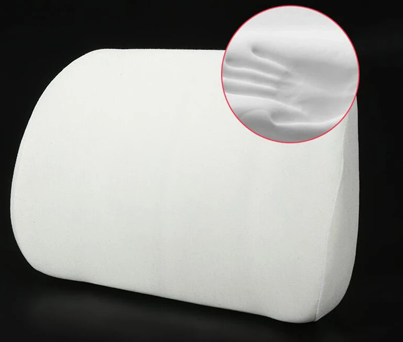 1 шт. кожаная поддержка Автокресла Подушка всплеск памяти талии подушка Отдых