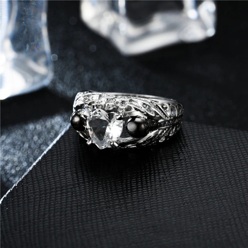 Женское кольцо с черепом в европейском и американском стиле панк байкерские