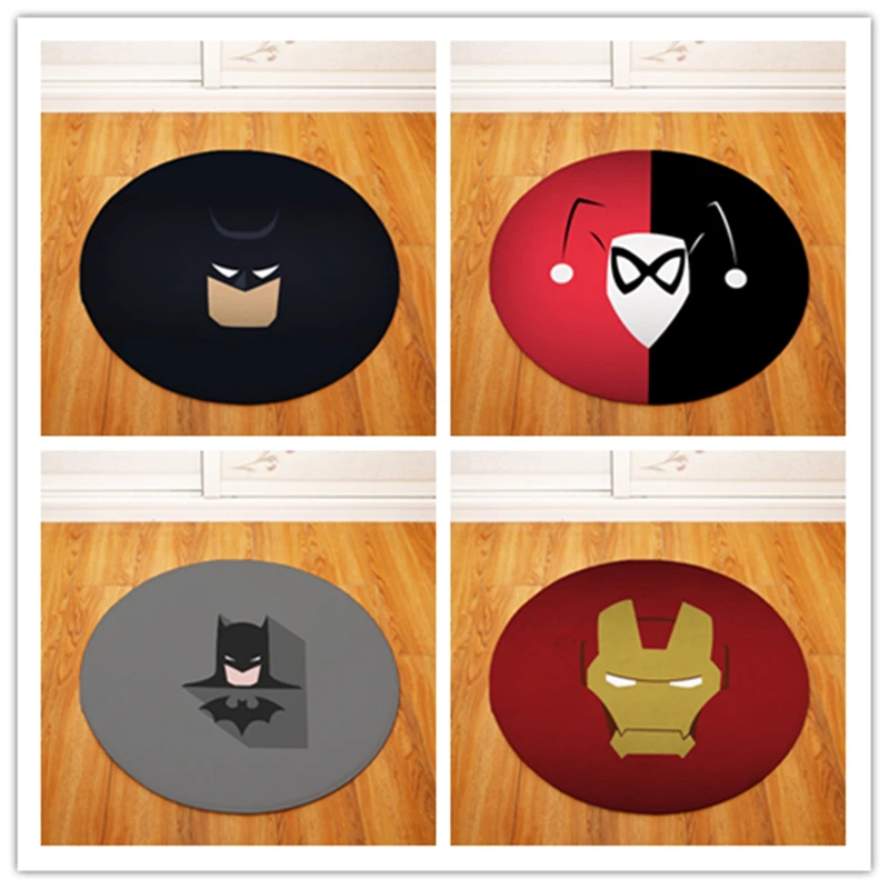 Высокое качество супер ковры с изображением героев мультфильмов круглый коврик
