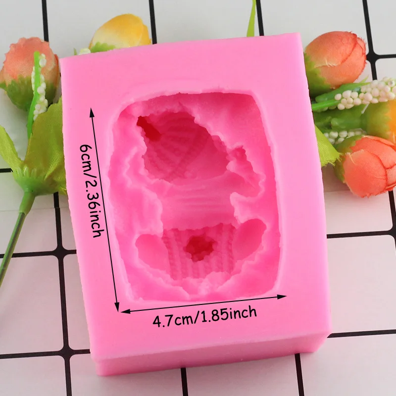3D детская силиконовая форма для поделок глина модные формы выпечки