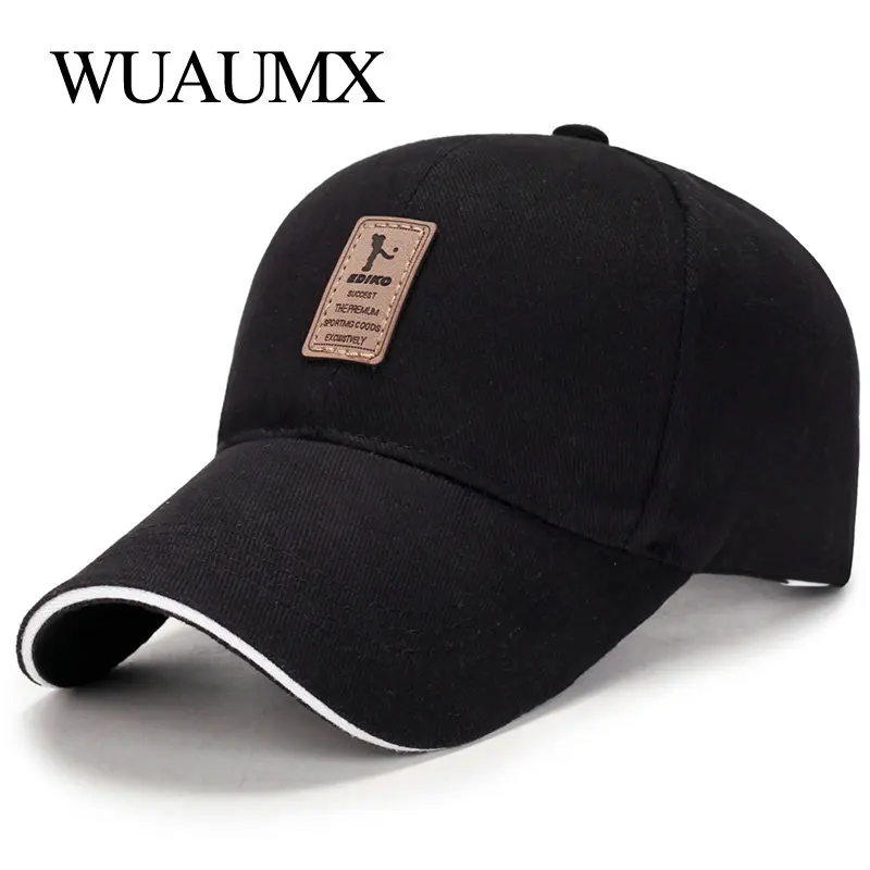 Wuaumx весенне летние мужские бейсболки хлопковая простая деловая Кепка для гольфа