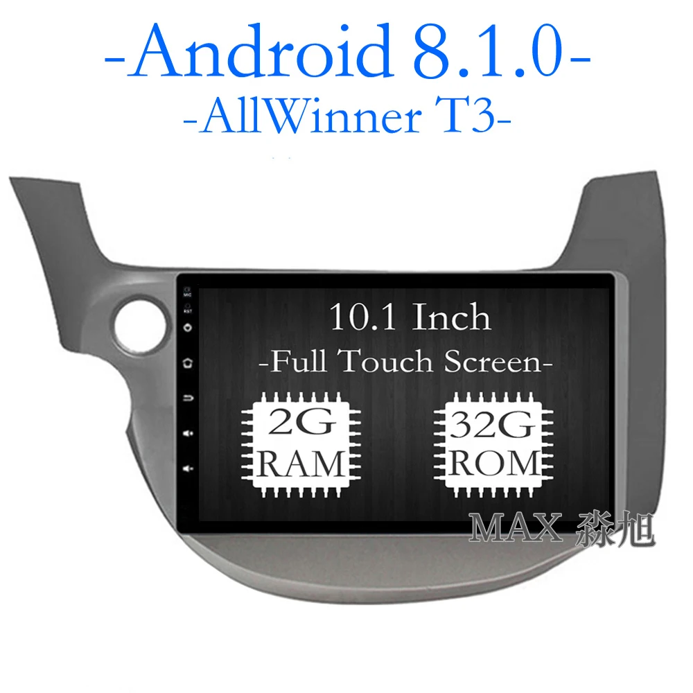 Макс 2G RAM 32G ROM Android 8.1.0 автомобильный DVD для Honda Fit/Jazz 2006-2013 радио RDS 4G WiFi SWC GPS