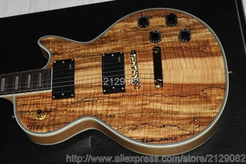 Новое поступление магазин под заказ электрогитара EMG pickups из натурального дерева