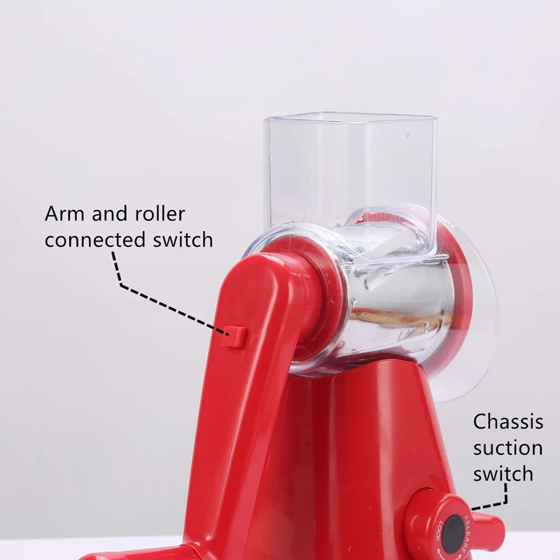 New Round Vegetable Cutter Mandoline Slicer Potato Carrot Grater Slicer with 3 Stainless Steel Blade Nut Shredder Kitchen Tools