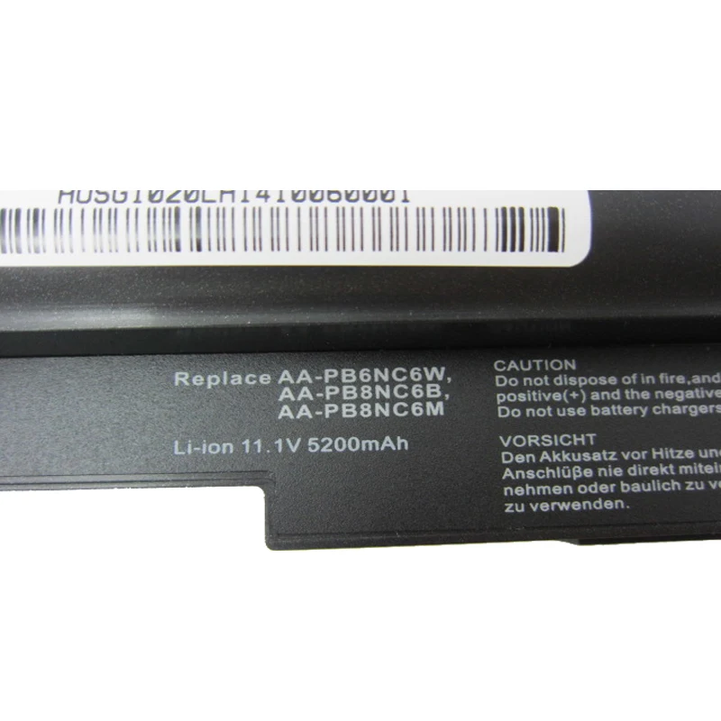 Аккумуляторная батарея HSW 5200 мАч 6 ячеек для ноутбуков SAMSUNG N110 N120 N130 N140 N270 NC10 NC20 ND10 NP