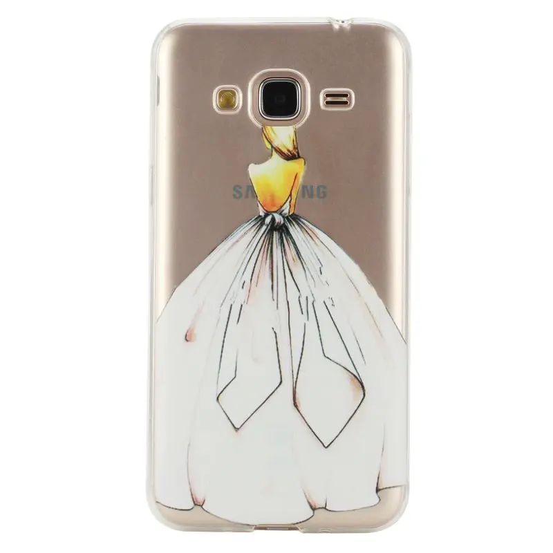 For Samsung GALAXY A3 A5 J3 J5 2016 Case Cover Silicon Fashion Girl Cat Rose Rubber Phone Bag Coque Capinha Cases |