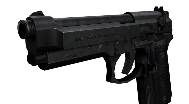 Бумажная модель 1: 1 огнестрельное оружие CS M92F 3D бумажный пистолет ручной работы игрушка