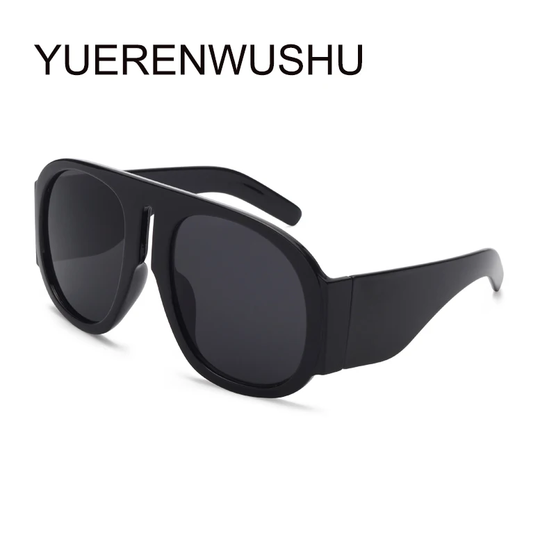 2018 Новая мода негабаритных солнцезащитные очки Для женщин большая коробка кадр