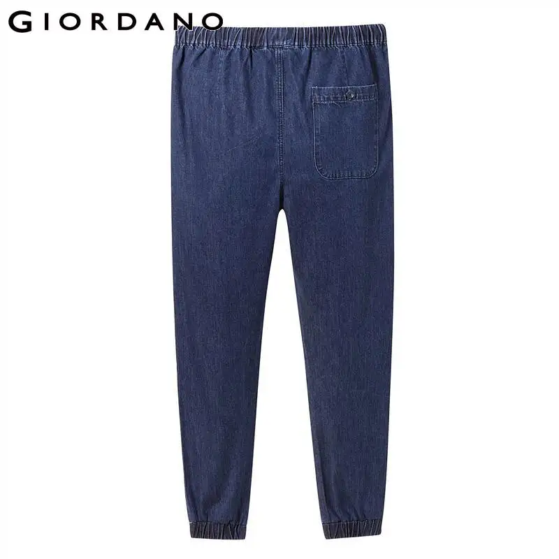Giordano мужские тонкие Хлопчатобумажные брюки с эластичной талией имеется два
