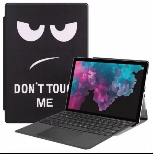 Pro456 роскошный кожаный тонкий чехол с откидной крышкой для Microsoft Surface Pro 4 5 6 12 3 &quot2018