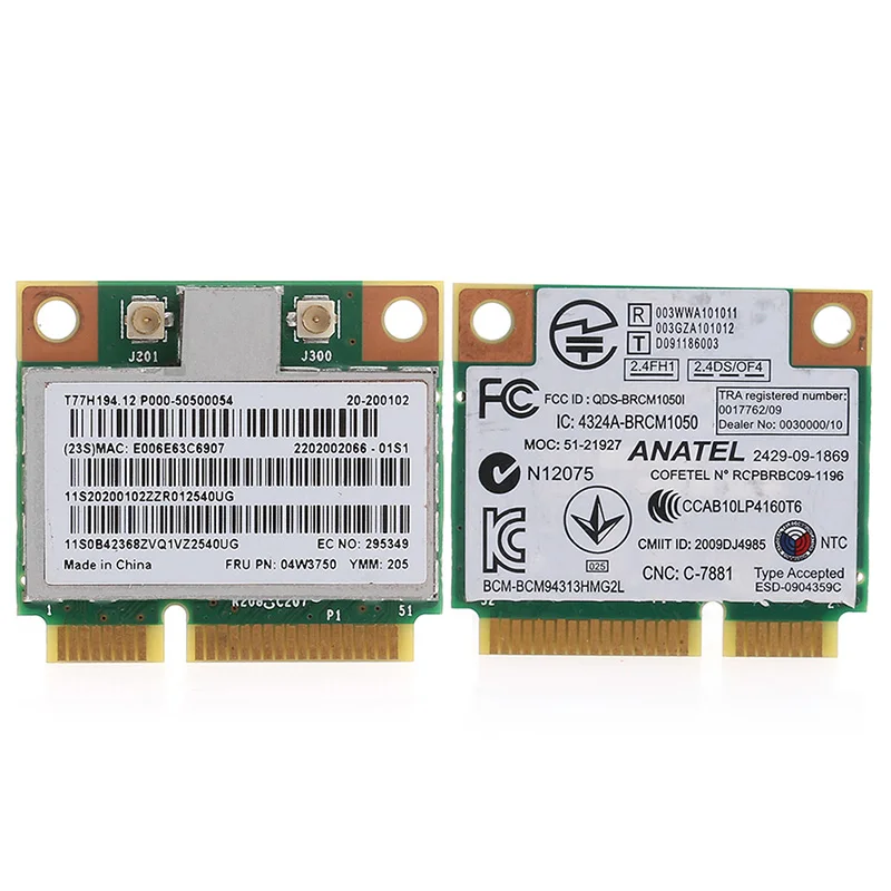 Беспроводная плата Mini PCI e WIFI карта для Lenovo G700 B490 BCM94313HMG2L 4W3750 C26| |