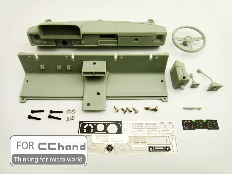 Подробные Аксессуары для кузова интерьера консоли CCHand 1/10 TAMIYA Hilux Bruiser RC4WD TF2 RC 1:10