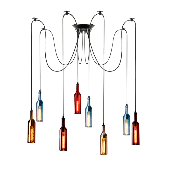 Оригинальная креативная светодиодная Подвесная лампа для ресторана бара кафе