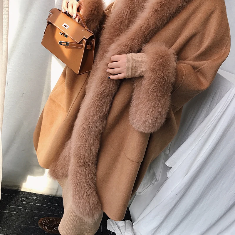 OFTBUY 2019 зимняя куртка женская парка натуральная Шуба из натурального Лисьего меха