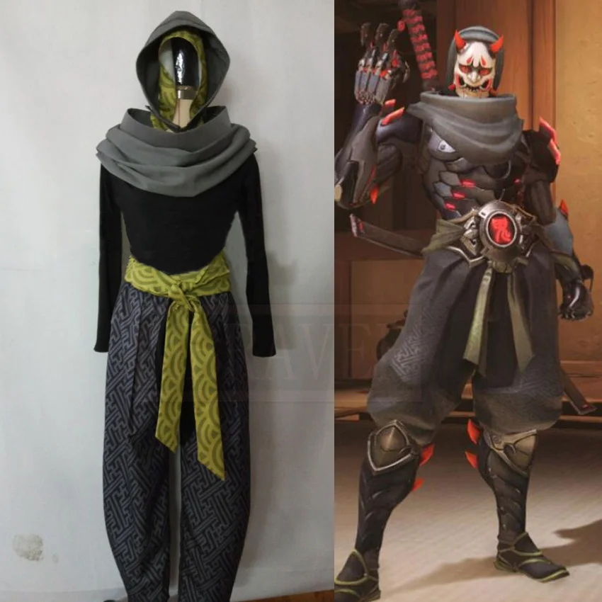 Горячая игра OW Косплей Гэндзи костюм Хэллоуин униформа наряд|cosplay costume|costume