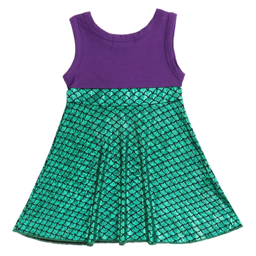 Комплект из 2 предметов костюм принцессы Русалочки для девочек нарядная одежда