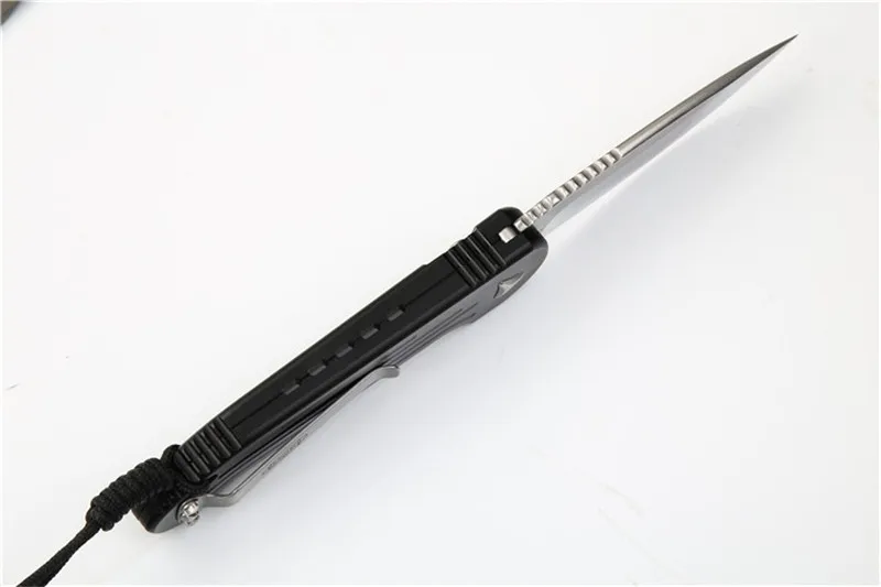 MIKER Новейший OEM LUDT Flipper складной Elmax лезвие с алюминиевой ручкой открытый