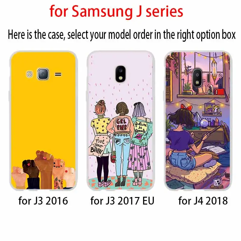 Чехол для телефона Samsung Galaxy J6 J4 Plus J8 J3 J7 2018 J5 j7 2017 2016 j6 Prime чехол будущее женский |