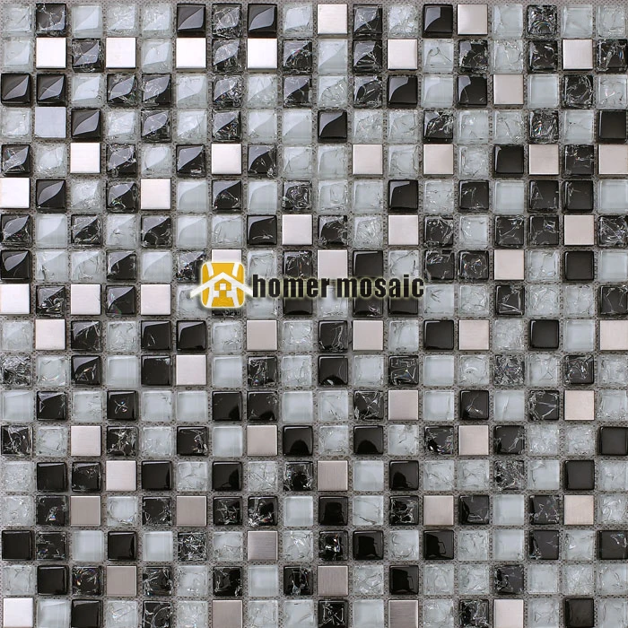 Плитка из чистого стекла и металла для ванной комнаты плитка душа кухонные