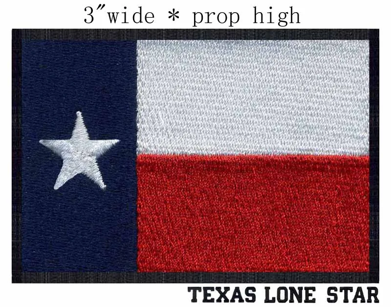 Texas Flag patch 3&quot wide shipping/ Lone Star / blue stripe/apron | Дом и сад