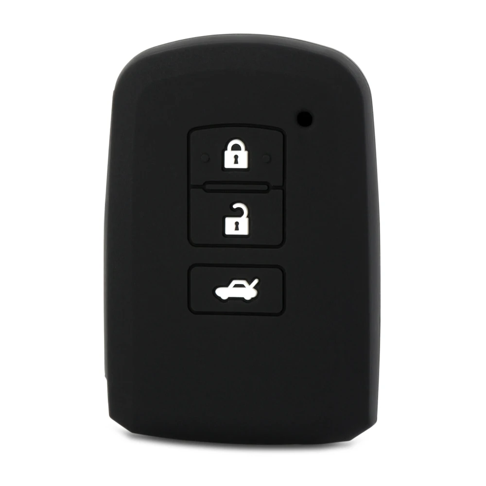 1 шт. силиконовый чехол для ключей Toyota Auris Camry RAV4 Avalon Yaris Verso 2012-2018 без ключа Fob