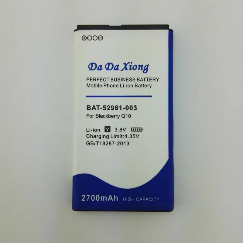 2700 мА · ч ACC 53785 201 / BAT 52961 003 NX1 Сменный аккумулятор для Blackberry Q10 LTE SQN100 1|Аккумуляторы