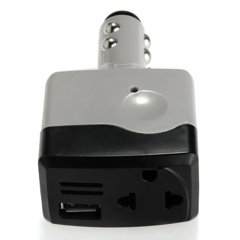 CARCHET DC 12 В 24 к AC 220 авто Инвертор прикуривателя конвертер адаптер с USB подключите