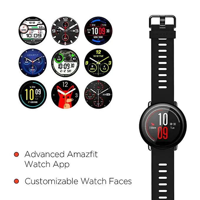Английская версия Huami Amazfit Pace Смарт часы gps умные часы предмет одежды устройства Смарт-часы 1,2 ГГц 512 Мб/4 ГБ для Xiaomi IOS