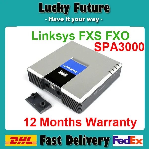 Бесплатная доставка НОВЫЙ Linksys SPA3000 ТЕЛЕФОННЫЙ адаптер Оригинальный Адаптер