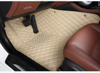 CHOWTOTO Custom Car Floor Mats For Mitsubishi Pajero 7seats Durable Non-slip Carpet For Pajero 7 Seats Foot Mat-Only 2 Row Mats