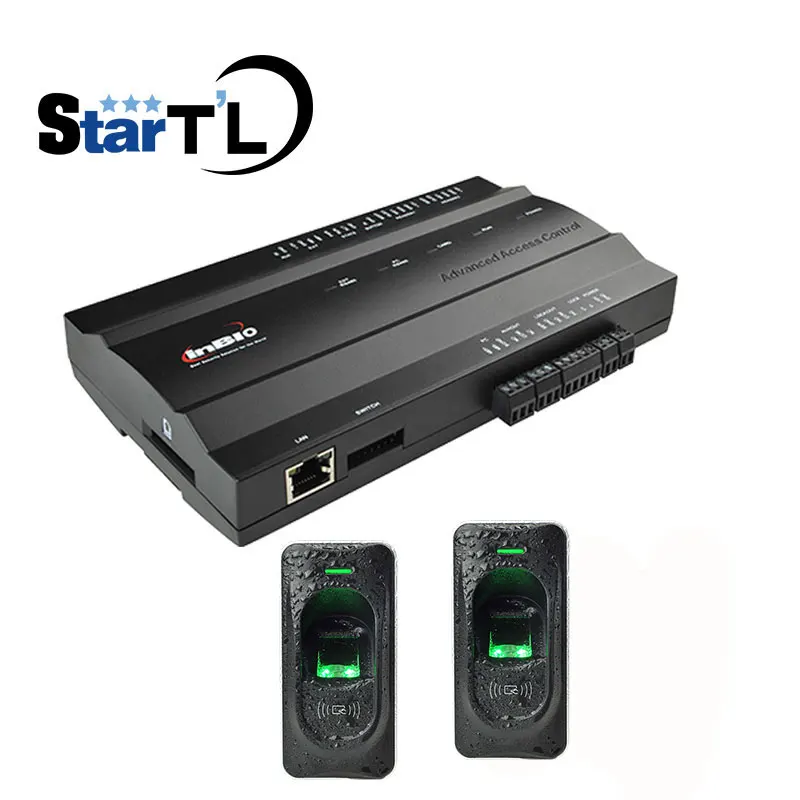 Одна дверь отпечатков пальцев панель контроля доступа rfid система Контроллер 160 + 2