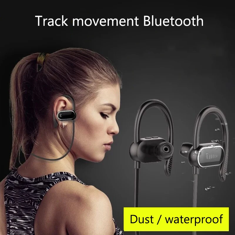 Беспроводной наушники гарнитура Bluetooth V4.1 ухо крюк спортом Бег стерео Bass Music