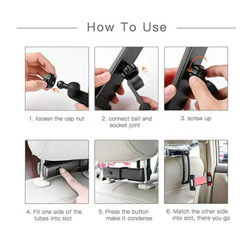 Новинка удобные аксессуары для салона автомобиля держатель планшета на 360 °