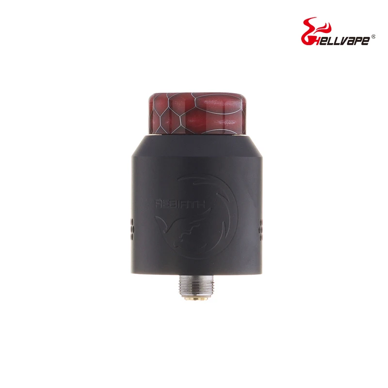 В наличии Vape tank Hellvape ReBirth RDA 24 мм диаметр 6 бак с 810 капельным наконечником для Squonkor