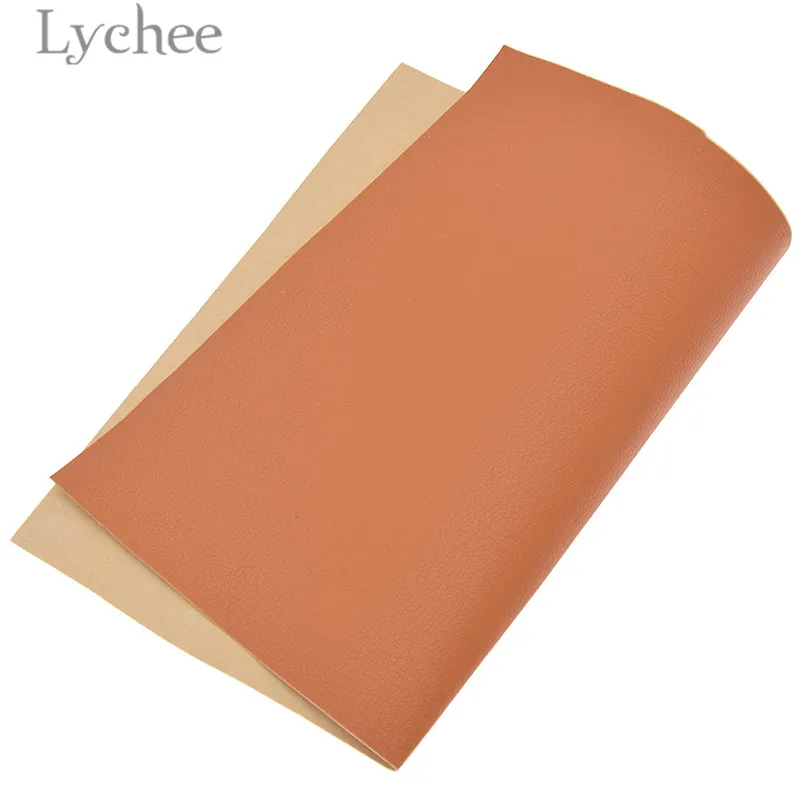 6 Lychee Life 21x29 см A4 цветные накладные ткани из искусственной кожи самоклеющиеся синтетические кожаные DIY материал патч для сумок одежды - Цвет: 6
