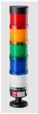 5layer 12V no buzzer Стека лампа промышленные аварийное освещение стек светильник светодиодный Предупреждение светильник башня светильник Промышленный светильник башня 12V 24V 110V 220V 380V - Цвет: 5layer 12V no buzzer