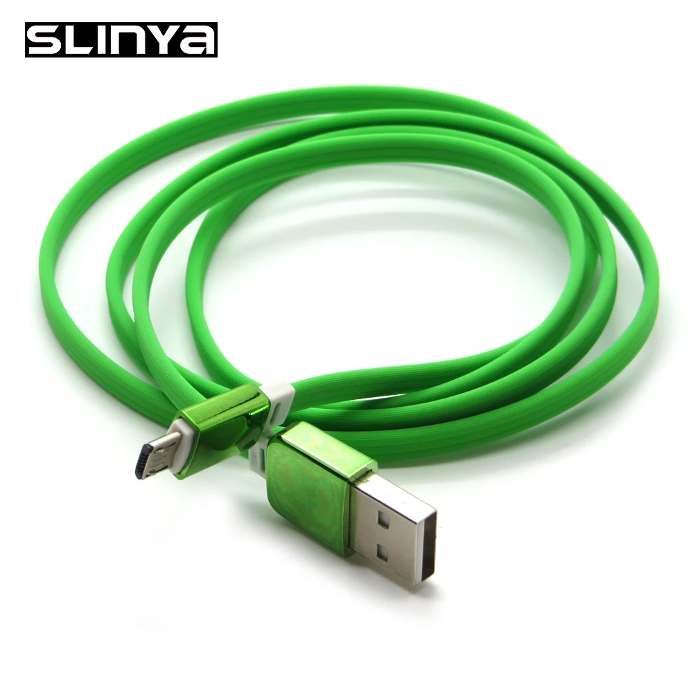 50 шт./лот 1 м 3 фута позолоченная головка 5Pin Micro USB кабель для Samsung S7 edge S6 Note 5 HTC LG