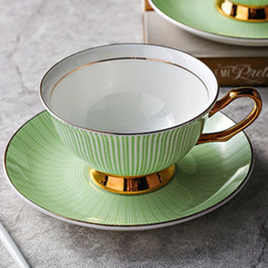 Простой Европейский керамический набор кофейных чашек s элегантный безопасный