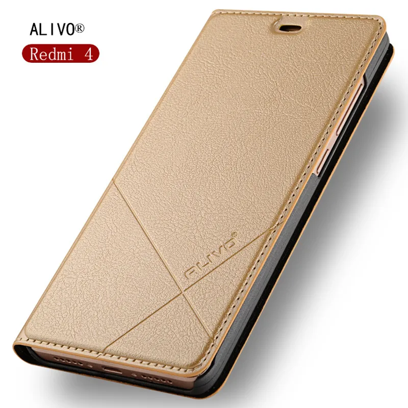 Alivo чехлы для телефонов Xiaomi Redmi4 кожаный чехол Роскошный PU со стандартным Red mi 4