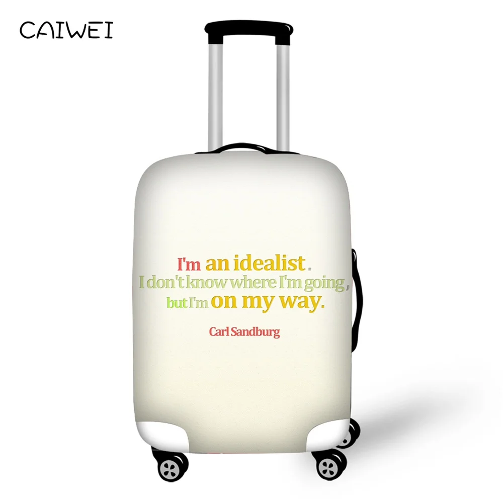 Высококачественный Дорожный чемодан эластичный чехол от пыли на колесиках