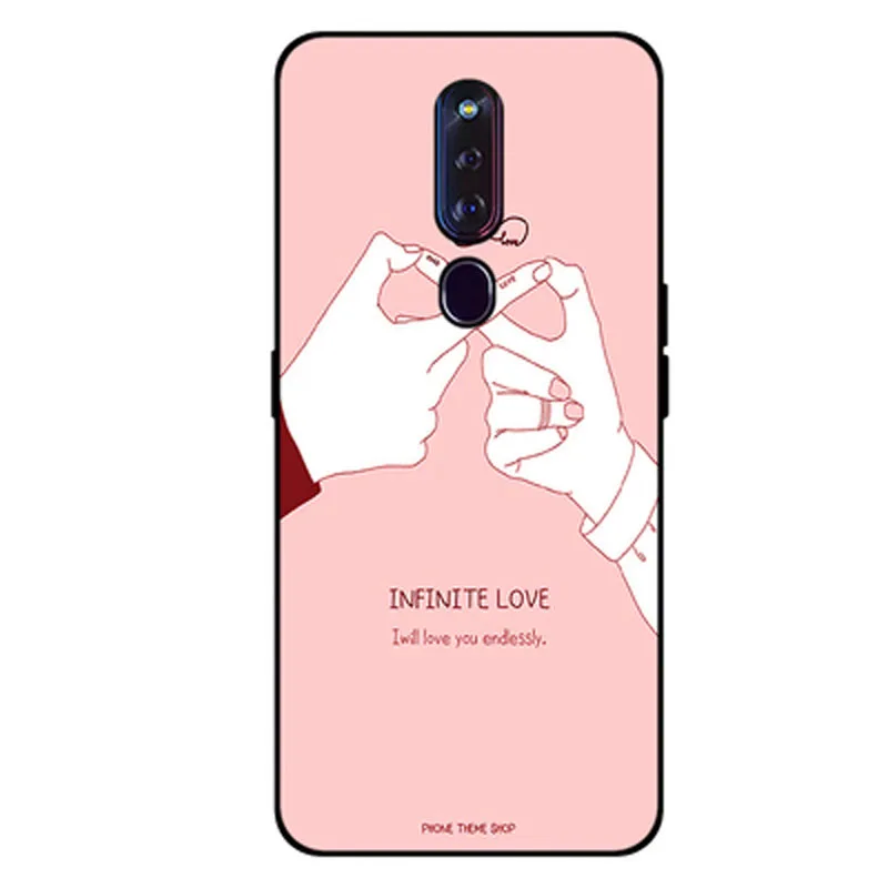 Чехол для OPPO F11 Pro чехол с красивой девушкой силиконовая Мягкая задняя крышка из
