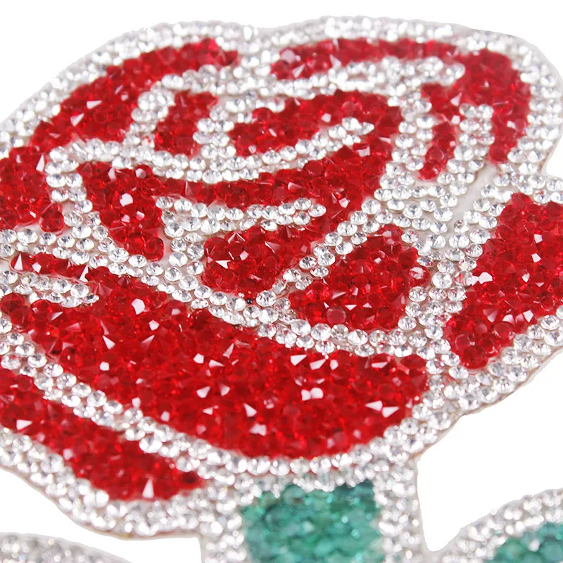 10 шт. аппликация для одежды сделай сам T2324|flower iron on|rhinestone appliqueiron on crystal |