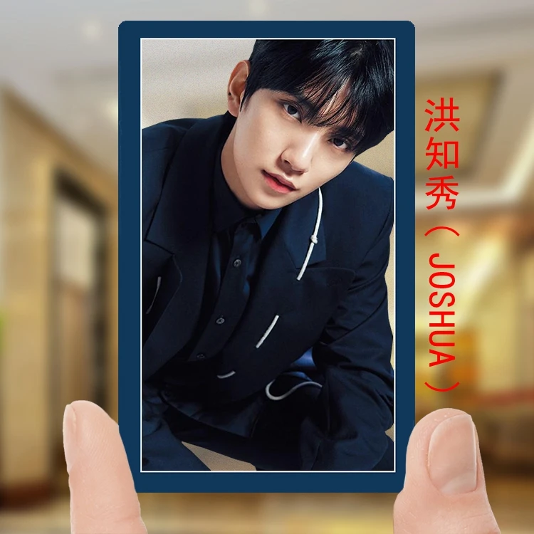 JOSHUA KPOP 17 мир Тур концертная ПВХ четкая фото карта динозавр DK HD Фотокарта коллективные карты - Цвет: JOSHUA