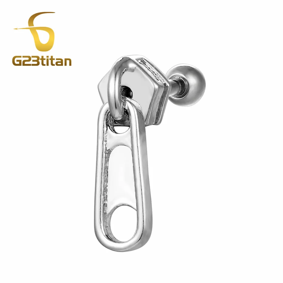Ear Tragus Розовое золото циркон пирсинг уха Лабрет с 16 г игла для прокалывания пирсинг из хирургической стали ушной хрящ Хеликс Daith серьги - Окраска металла: Ear Tragus